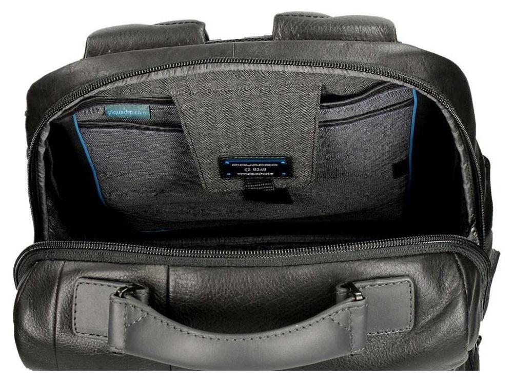 Рюкзак Piquadro Pulse черный телячья кожа (CA3349P15/N)