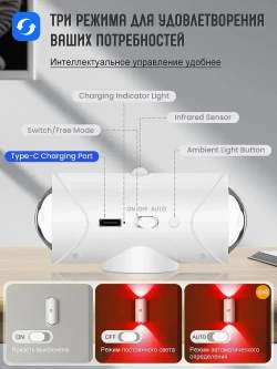 Ночник, лампа закат RGB, ночник рассвета