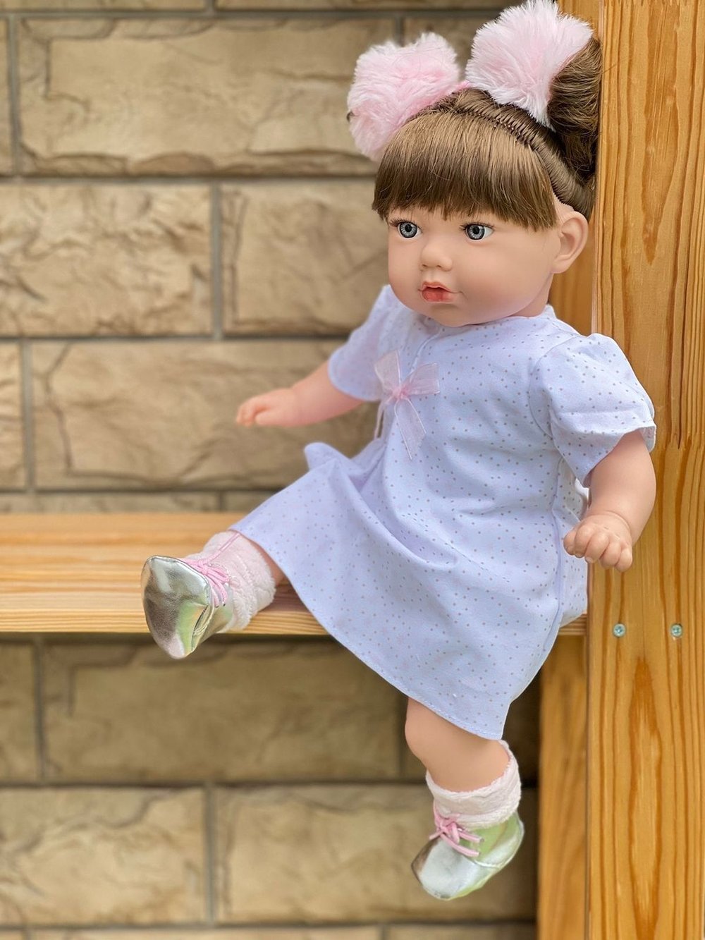 Кукла Marina and Pau 45cм Alina мягконабивная в пакете (M780K)