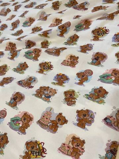 Кулир (принт). Мишки  ВО