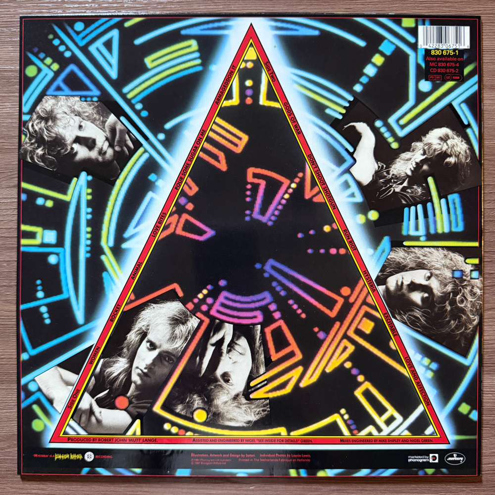 Def Leppard ‎– Hysteria (Голландия 1987г.)