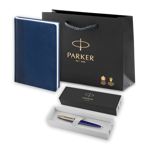 Подарочный набор - Parker Jotter, шариковая ручка + ежедневник