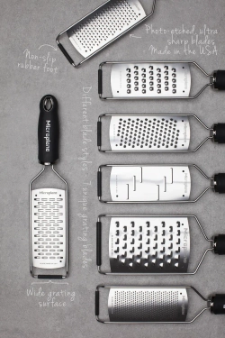 Microplane Терка Жюльен Gourmet черная