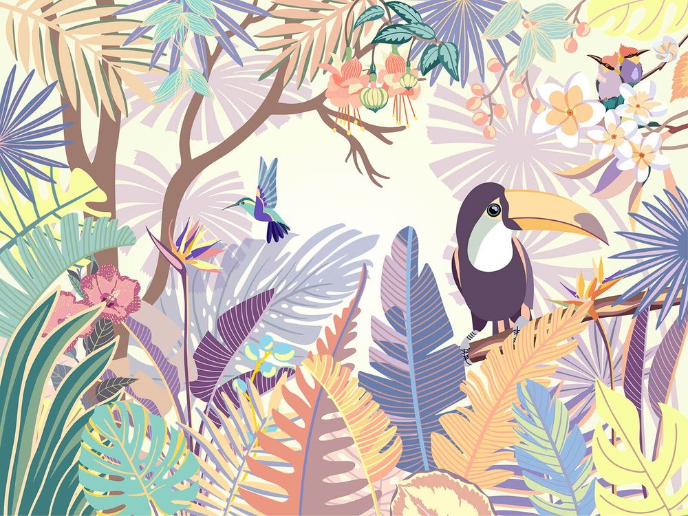 Дизайнерские обои Wall Street Trip to tropics