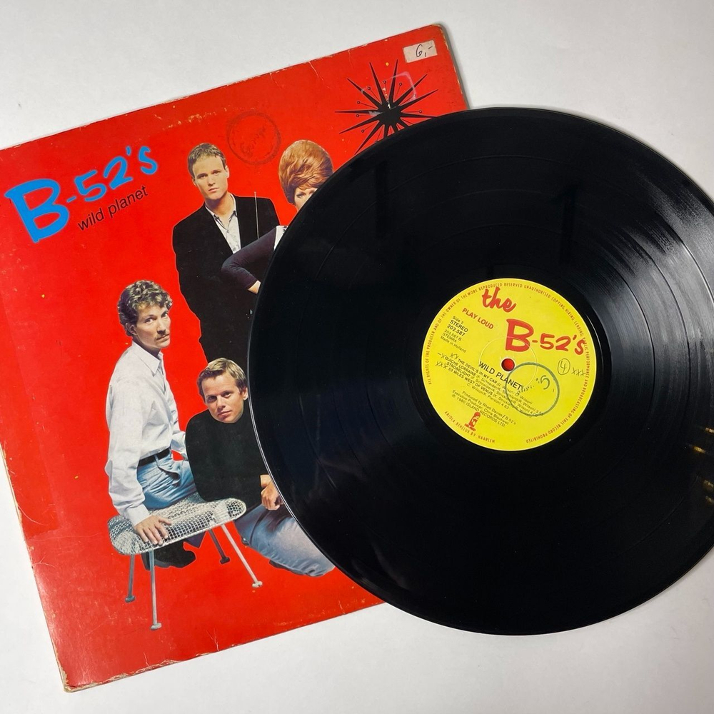 Винтажная виниловая пластинка LP The B 52 Wild Planet (Germany 1986)