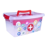 Контейнер АПТЕЧКА 9л Красный 0,167,368х0,243м