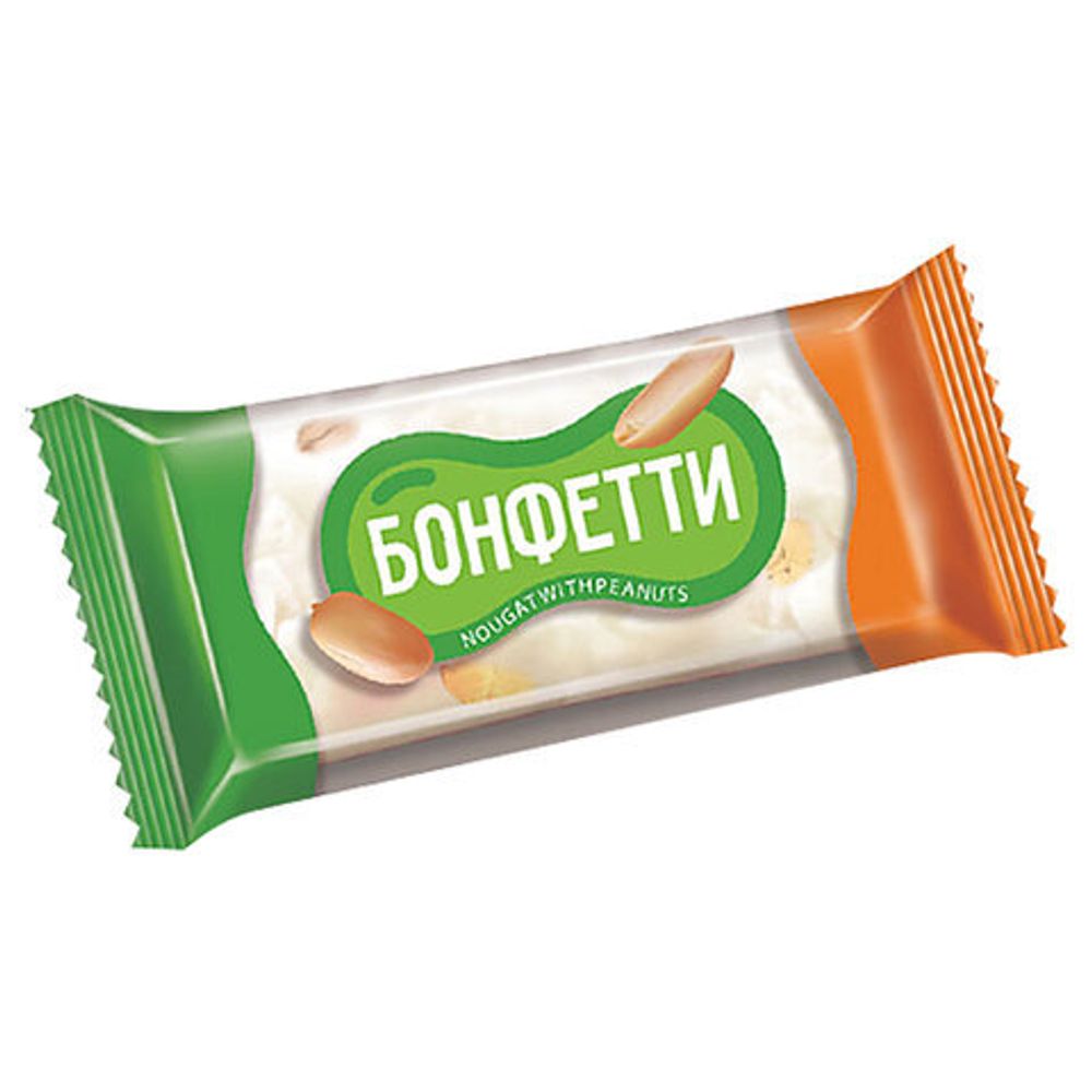 Конфеты БОНФЕТТИ из ванильной нуги с арахисом, 500 г, ВК292