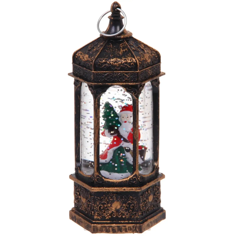 Сувенир с подсветкой «Сказочный мир - Дед Мороз» 6,4*14,5 см, Бронза (работает от батареек LR44*3)