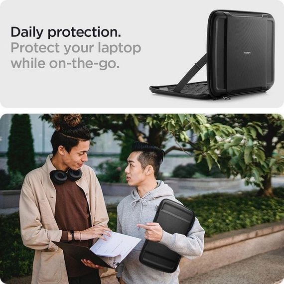 Чехол Spigen Rugged Armor Pro Pouch для MacBook 15-16&quot; (AFA04271) Черный
