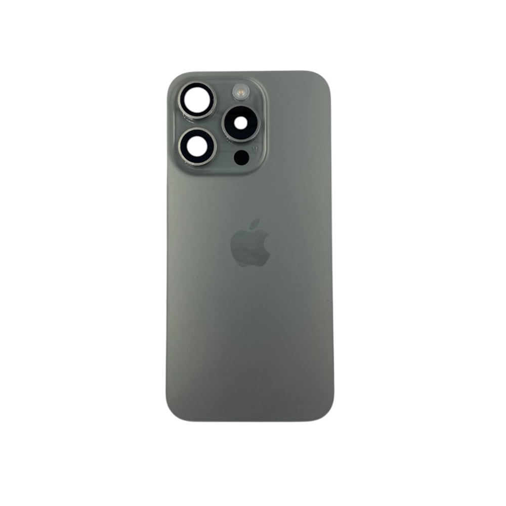 Задняя крышка для Apple iPhone 15 Pro (Снятый) Натуральный Титан - OR