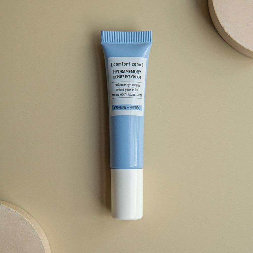 Comfort Zone HYDRAMEMORY DEPUFF EYE CREAM / Крем для глаз против отеков с пептидами, 15 мл