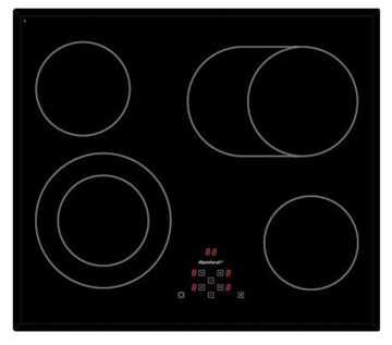 Электрическая варочная панель Rainford RBН 6624 B BLACK