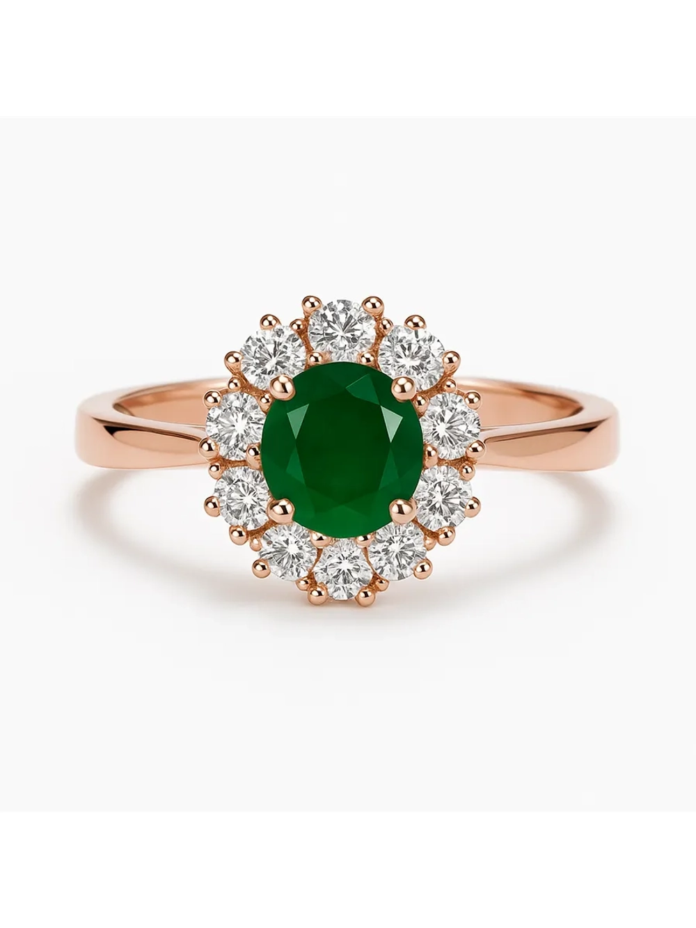 Кольцо серебряное с изумрудным агатом