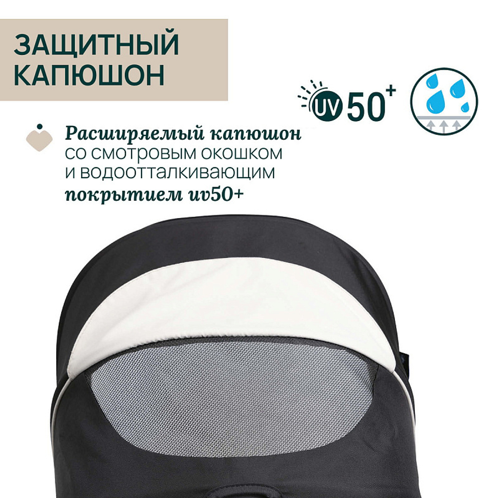 Коляска Chicco Seety 2 в 1 Etna Black
