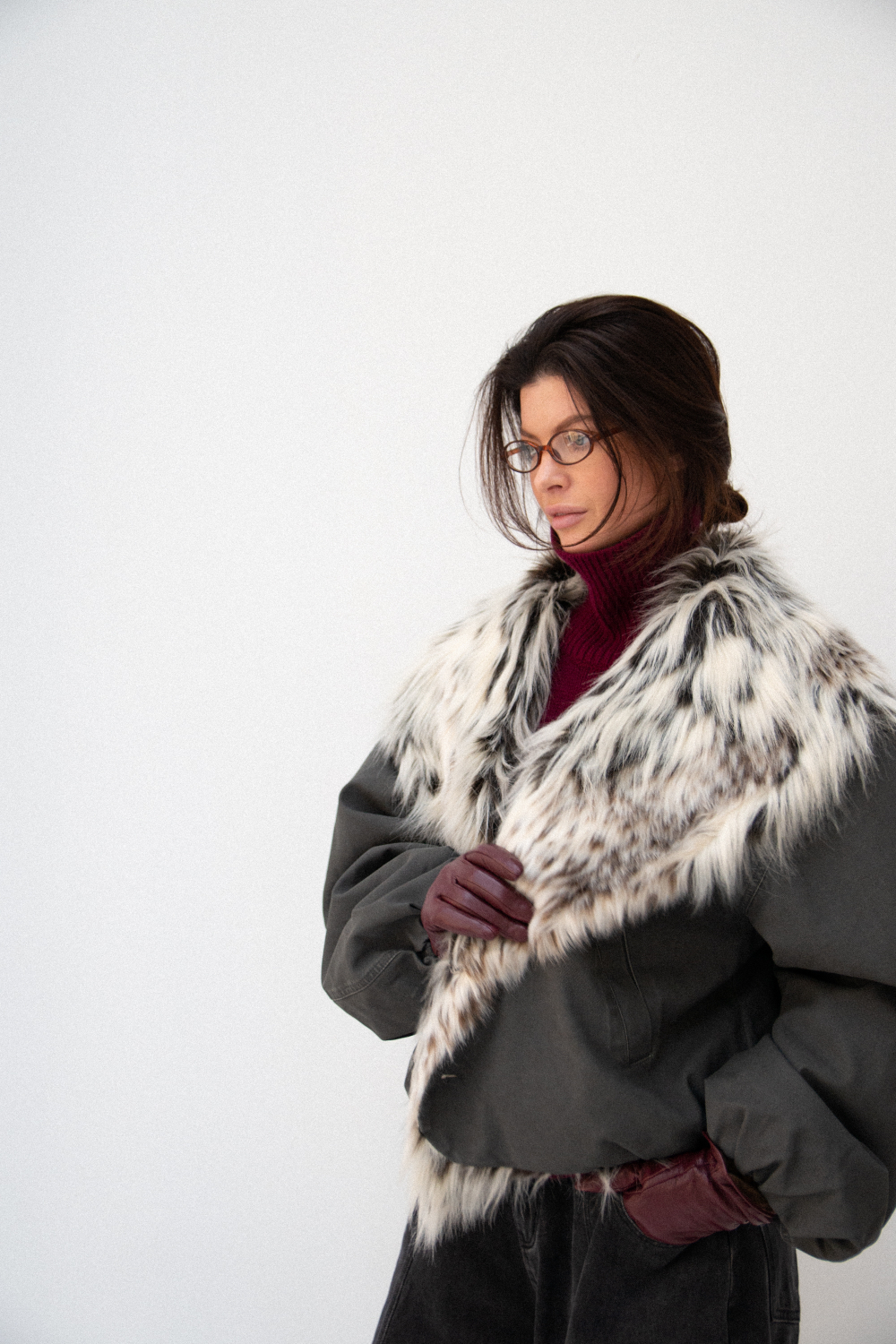 Куртка с эко-мехом FINN