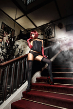 Черные чулки Deeper in Hell (Размер: S-M-L) (Цвет: черный)