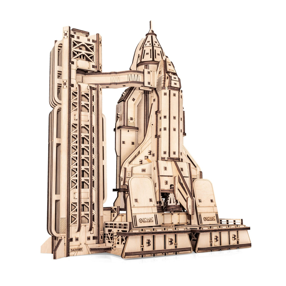 Деревянный конструктор Космический корабль Шаттл (EWA)