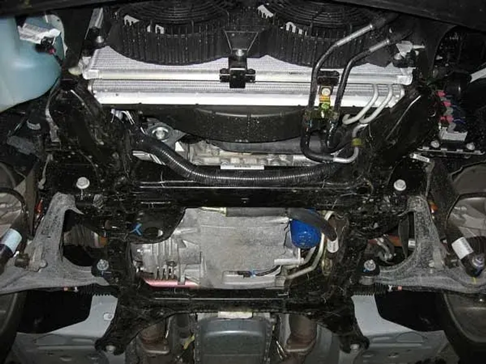 Защита картера и КПП Sheriff для Cadillac STS I 2004-2011 арт.04.0886
