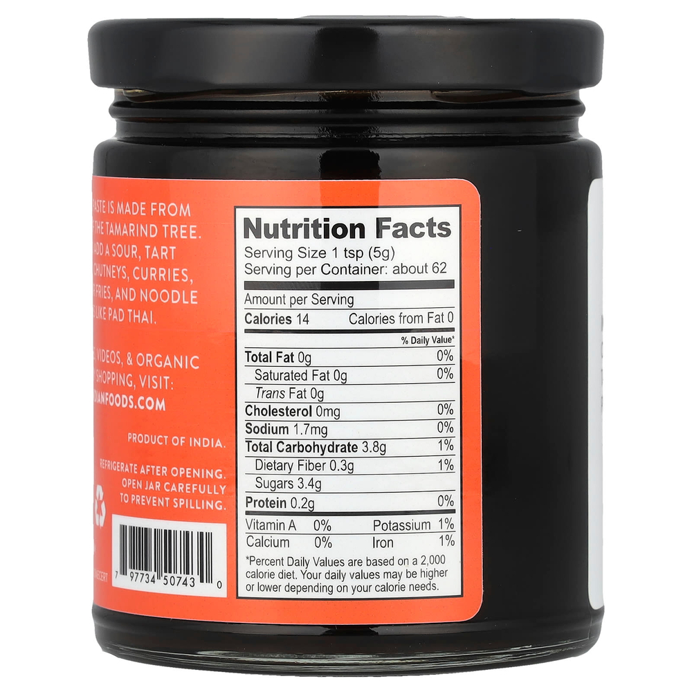 Pure Indian Foods, Органическая паста из тамаринда, 310 г (11 унций)