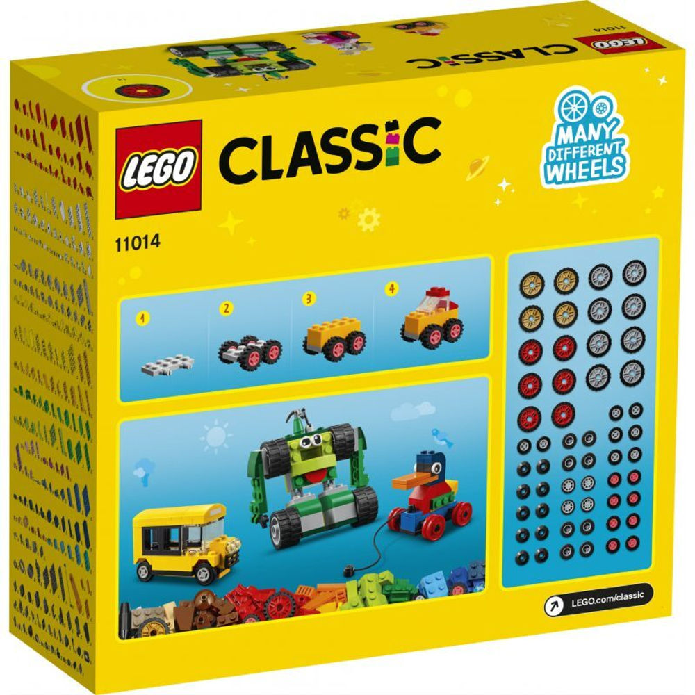 LEGO Classic Кубики на колёсах 11014