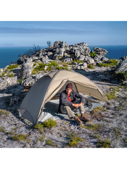 Палатка Naturehike Jiling PRO 2-местная, алюминиевый каркас, сверхлегкая, светло-коричневая