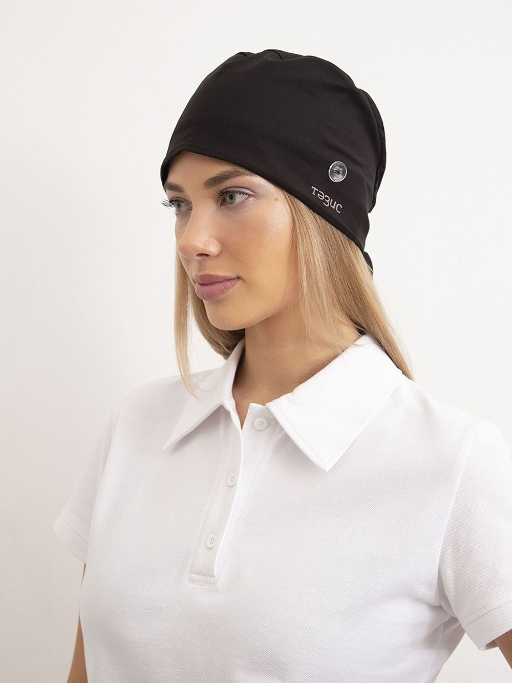 Шапочка медицинская TZ001, черный
