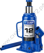 ЗУБР 12 т, 228 - 467 мм, бутылочный гидравлический домкрат, Профессионал (43060-12)