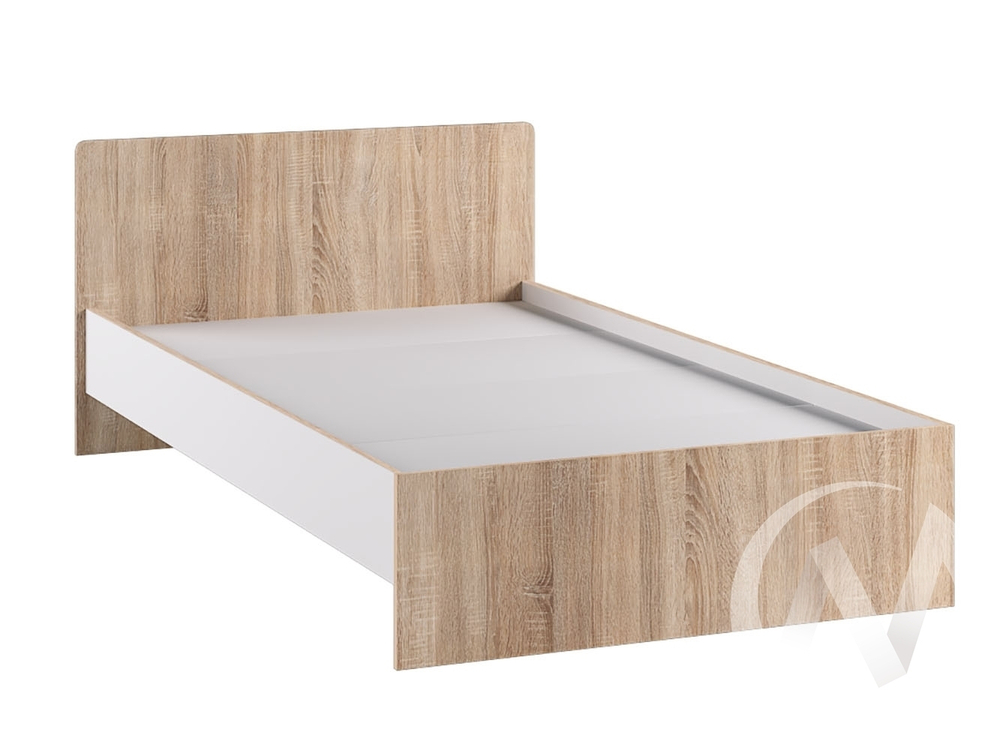 Кровать 1;2м Детская Бланка (дуб сонома/белый)