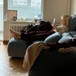 Брюки Смерч вельветовые #6 бордовые