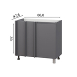 Стол угловой 1 м Денвер С 1000у