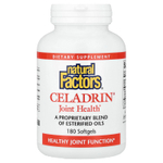 Natural Factors, Celadrin®, средство для здоровья суставов, 180 капсул
