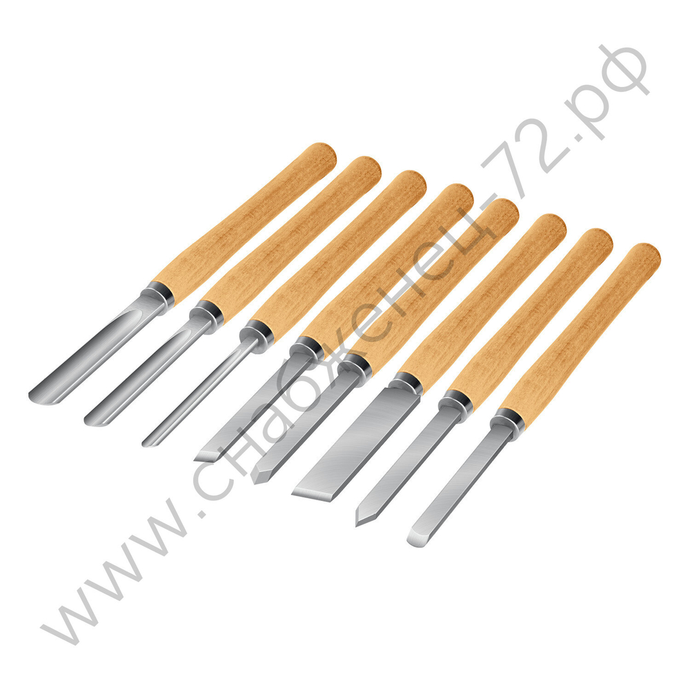 STAYER Wood Master 8 предм., Набор ручных резцов по дереву (1836)