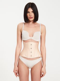 Хлопковый корсет для безупречной осанки в цвете нюд