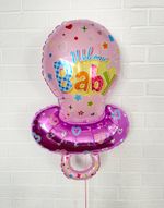 F Шар фигура "Новорожденный Соска для девочкиШар " 40Шар "/101 см х 23Шар "/58 см (БГ-30)