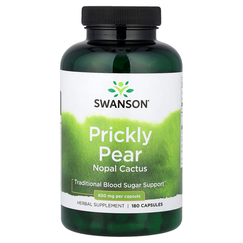 Swanson Vitamins, опунция и кактус, 180 капсул (650 мг в 1 капсуле)