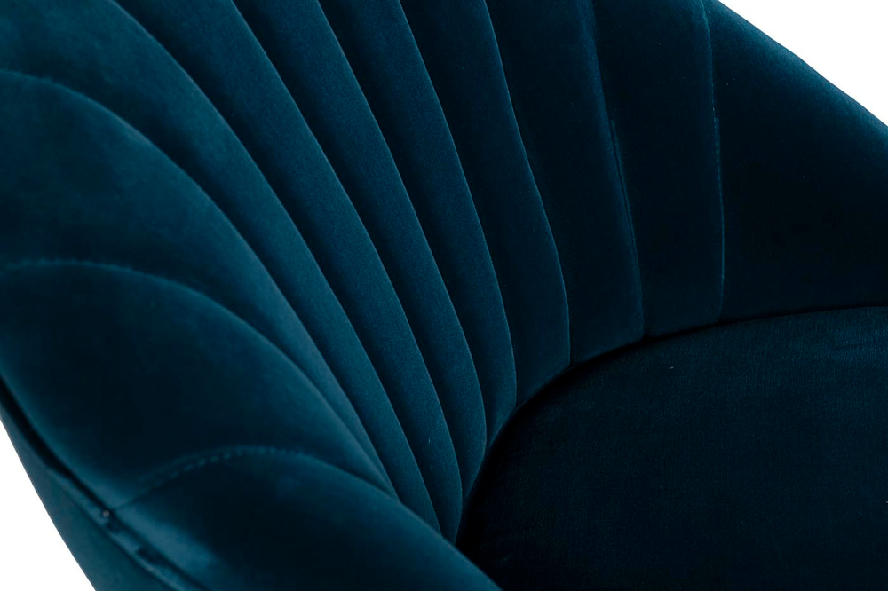 Стул велюровый Garda Decor синий 48MY-3607-1 BLU GO