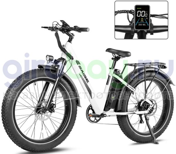 Электровелосипед Saige Lander S (48V/13Ah) - Белый фото №1