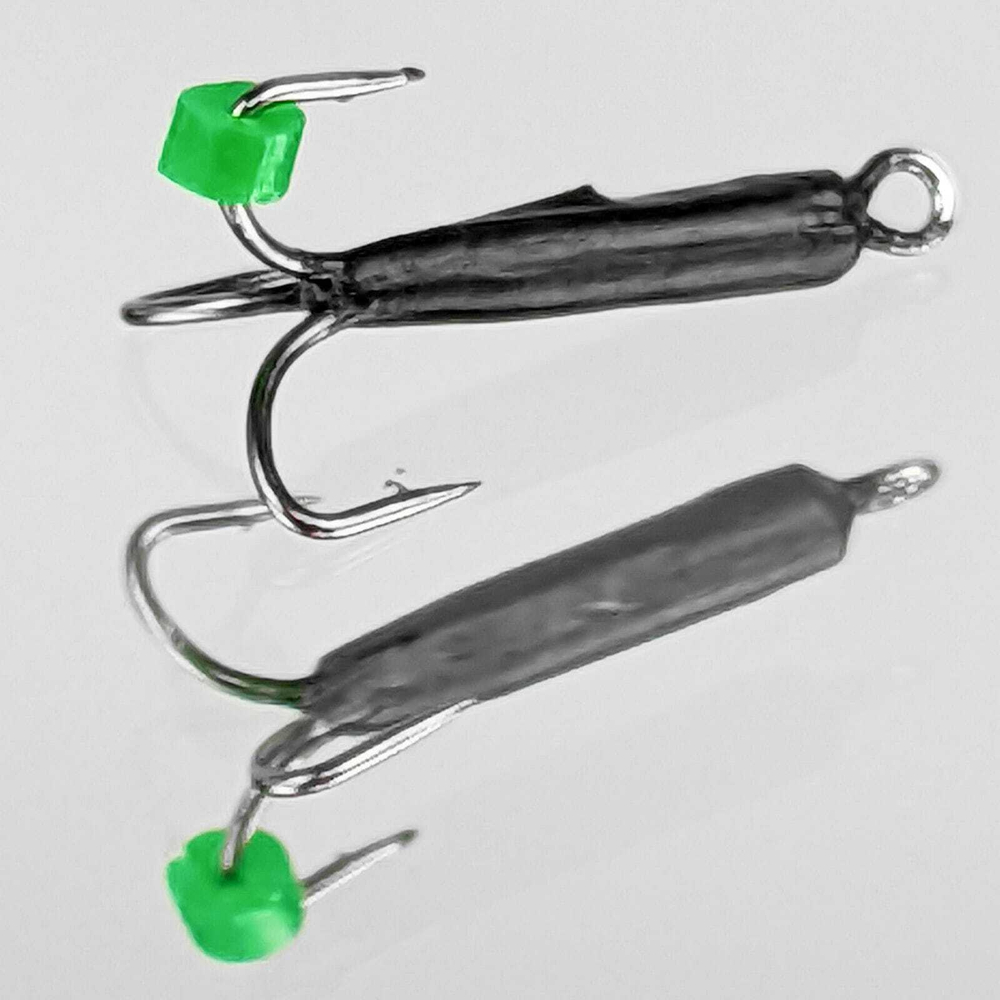 Мормышка Владимирская 348 "Чертик с ушком без коронки", 1.5мм, 0.2гр (15шт/уп)