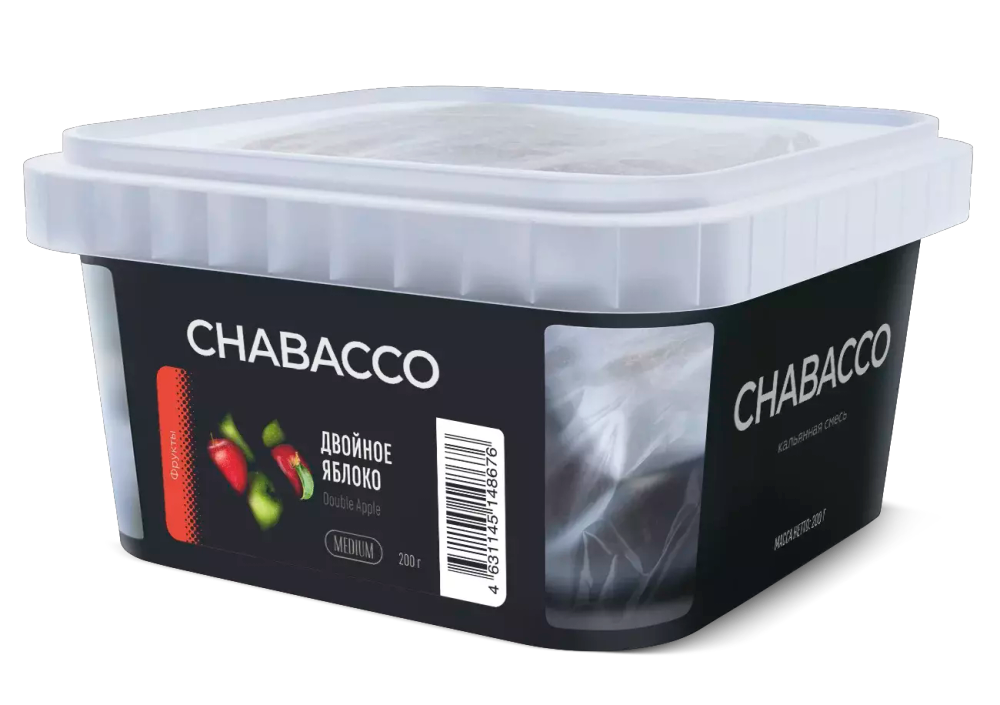 Chabacco Medium - Double Apple (200g)