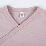 Боди-кимоно с длинным рукавом "Экрю" 0+