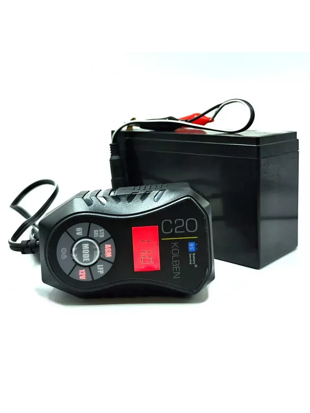 Зарядное устройство 6/12В, 1А KOLBEN C20