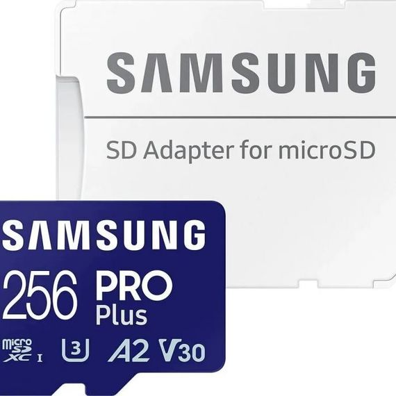 Карта памяти microSDXC UHS-I U3 Samsung Pro PLUS 256 ГБ