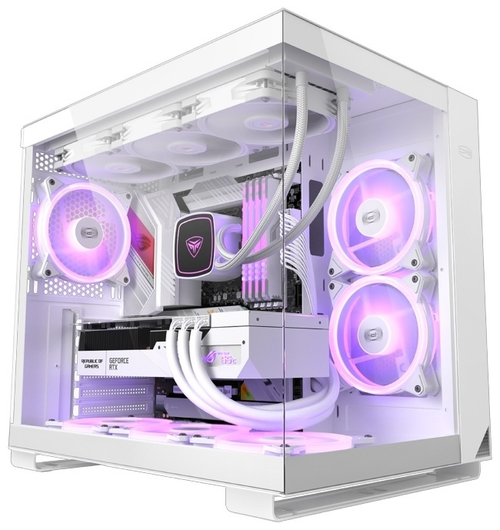 Корпус Pccoler C3 T500 ARGB WH белый