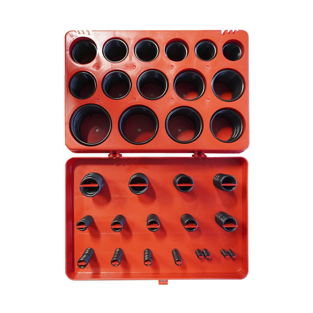 WDK-214046 Набор уплотнительных колец резиновых, черные, 382 шт.