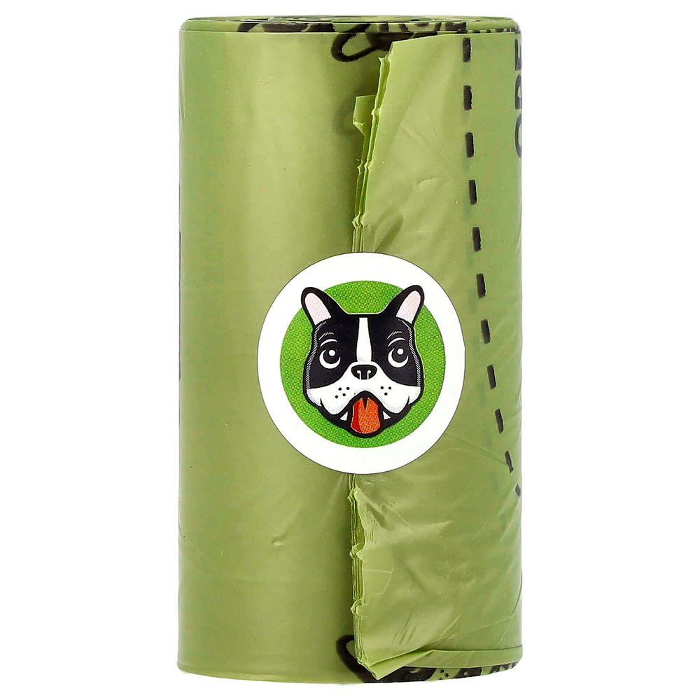 Pogi's Pet Supplies, экологичные пакеты для уборки за собаками, большая упаковка, свежий пудровый аромат, 50 рулонов, 750 пакетов, 2 дозатора