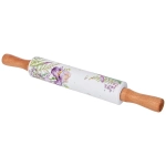 Скалка силиконовая с деревянными ручками 43*5,4см «IRISES»