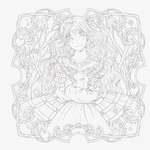 Victorian Fantasy Encyclopedia Kuroi Mori. Coloring book