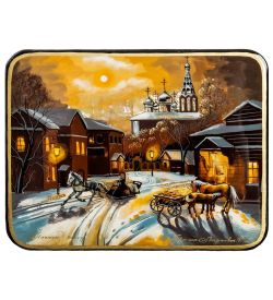 ШК-55/113 Шкатулка «Ночной город» исп. Маркова