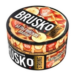 Бестабачная смесь для кальяна BRUSKO, 250 г, Бельгийские вафли, Strong