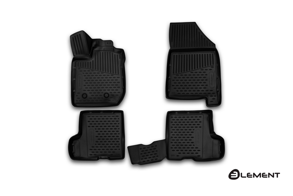 Коврики в салон для LADA Xray, 2015-, (комплект с ящиком), 4 шт. (полиуретан) ELEMENT3D5238210K